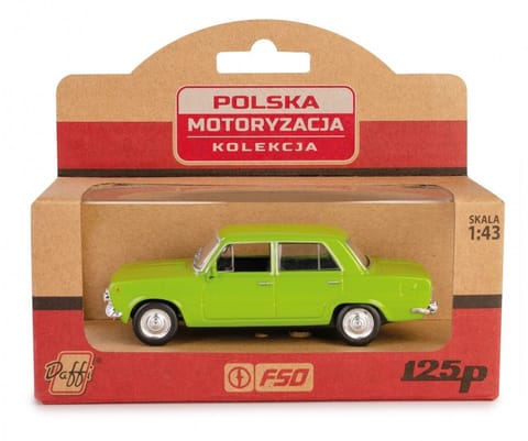 ⁨Pojazd PRL Fiat 125p zielony⁩ w sklepie Wasserman.eu