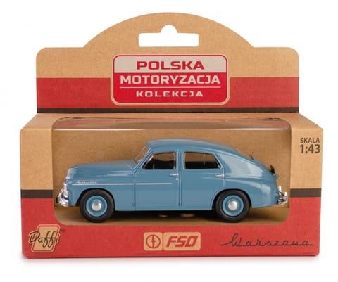 ⁨Pojazd PRL Warszawa M20 popielaty⁩ w sklepie Wasserman.eu