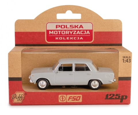 ⁨Pojazd PRL Fiat 125p popielaty⁩ w sklepie Wasserman.eu