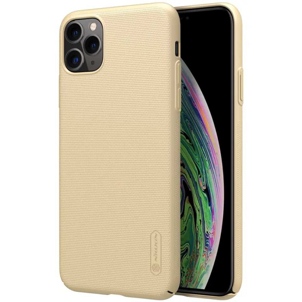 ⁨Nillkin Super Frosted Shield - Etui Apple iPhone 11 Pro Max (Golden)⁩ w sklepie Wasserman.eu