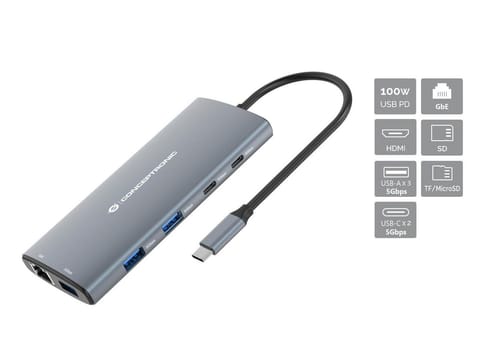⁨Conceptronic Donn 9-In-1 Multifunctional⁩ w sklepie Wasserman.eu