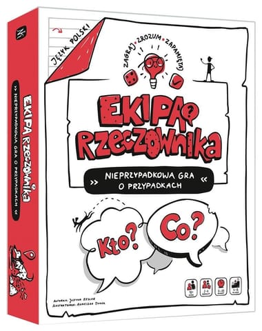 ⁨Ekipa rzeczownika Nieprzypadkowa gra o przypadkach⁩ w sklepie Wasserman.eu