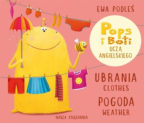 ⁨Ubrania i pogoda. Pops i Boti uczą angielskiego⁩ w sklepie Wasserman.eu