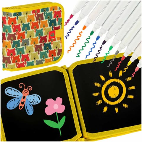 ⁨Chalk board portable soft notebook sketchbook bear⁩ at Wasserman.eu