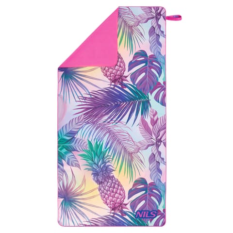 ⁨NCR14 PINEAPPLE MICROFIBER TOWEL 160x80 cm NILS CAMP⁩ at Wasserman.eu