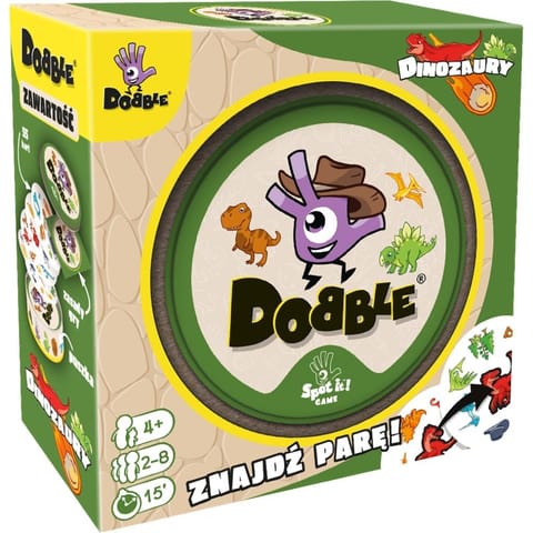 ⁨Dobble Dinozaury REBEL⁩ w sklepie Wasserman.eu