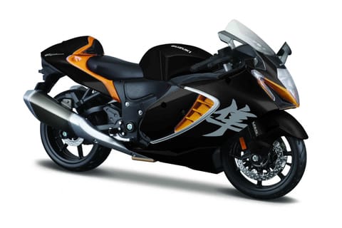⁨Model Suzuki Hayabusa 2022 with stand 1/12⁩ at Wasserman.eu