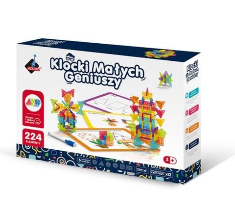⁨Klocki Geometryczne Śnieżynki 224 elementów⁩ w sklepie Wasserman.eu