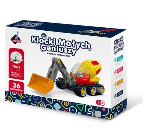 ⁨Klocki konstrukcyjne 4w1 36 elementów⁩ w sklepie Wasserman.eu