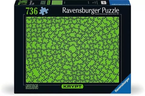 ⁨Puzzle 736 elementów Krypt Neon Zielony⁩ w sklepie Wasserman.eu