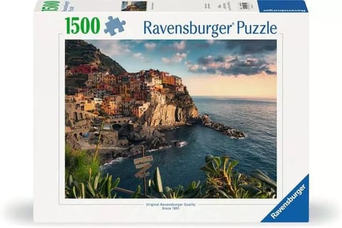 ⁨Puzzle 1500 elementów Widok na Cinque Terre⁩ w sklepie Wasserman.eu