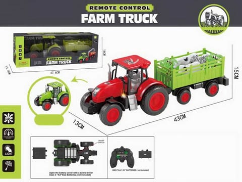 ⁨Tractor with trailer R/C, light⁩ at Wasserman.eu