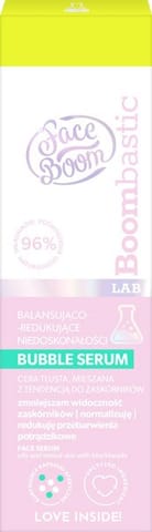 ⁨FACEBOOM Bombastic Lab Bubble serum balansująco-redukujące niedoskonałości 30 ml⁩ w sklepie Wasserman.eu