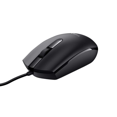 ⁨Mysz przewodowa TM-101 eco czarna⁩ w sklepie Wasserman.eu