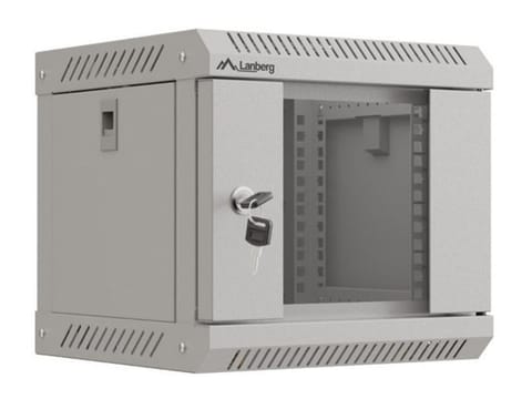⁨Szafa instalacyjna rack wisząca 10 cali 4U 300x300 szara⁩ w sklepie Wasserman.eu