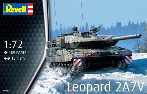 ⁨Model plastikowy Czołg Leopard 2A7V 1/72⁩ w sklepie Wasserman.eu