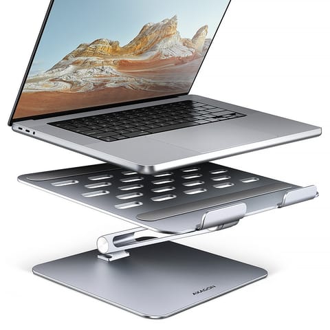 ⁨STND-LQ Podstawa do laptopów aluminiowa 10-16" cali, regulowane kąty nachylenia⁩ w sklepie Wasserman.eu