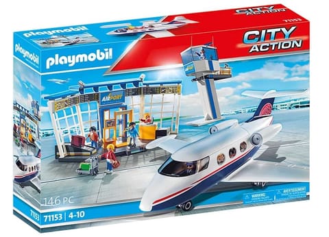 ⁨Zestaw z figurkami City Action 71153 Lotnisko z samolotem⁩ w sklepie Wasserman.eu