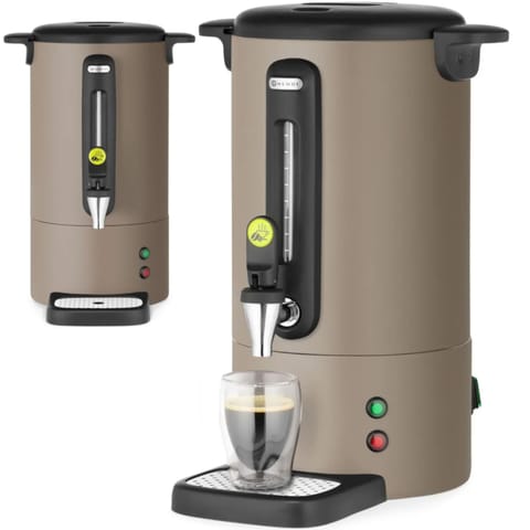 ⁨Zaparzacz do kawy z kranem ociekaczem 7 l 1050 W - taupe⁩ w sklepie Wasserman.eu
