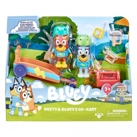 ⁨Zestaw figurek Bluey Gokart + 2 figurki piesków⁩ w sklepie Wasserman.eu
