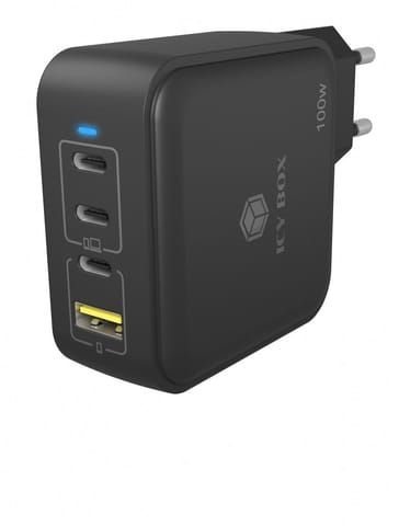 ⁨Ładowarka IB-PS1040-PD 100 Watt, 2x Type-C, 2x Type-A⁩ w sklepie Wasserman.eu