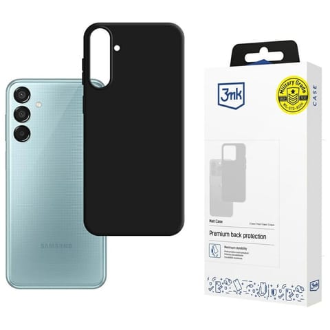 ⁨Etui 3MK Matt Case do Samsung Galaxy M16 5G czarny⁩ w sklepie Wasserman.eu
