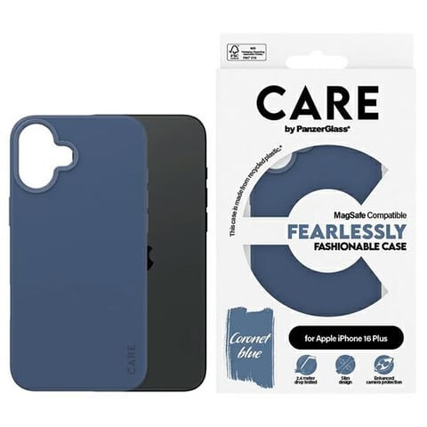 ⁨Etui CARE by PanzerGlass Fashion Case    iPhone 16 Plus 6.7" niebieski/blue MagSafe 1383⁩ w sklepie Wasserman.eu