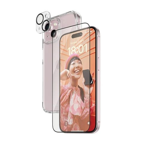 ⁨PanzerGlass Bundle 3in1 iPhone 15 Plus6.7" D3O Hardcase + Screen Protector UWF+ Lens 1136+1174+2811⁩ w sklepie Wasserman.eu