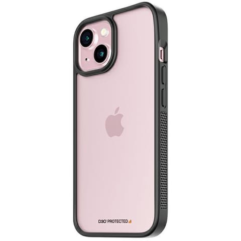 ⁨PanzerGlass ClearCase iPhone 15 6.1"D3O 2xMilitary grade czarny/black 1176⁩ w sklepie Wasserman.eu