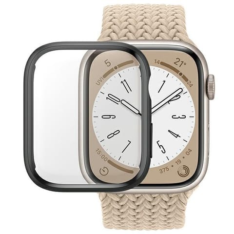 ⁨PanzerGlass Full Body Apple Watch 7/8/945mm D3O czarny/black 3690⁩ w sklepie Wasserman.eu