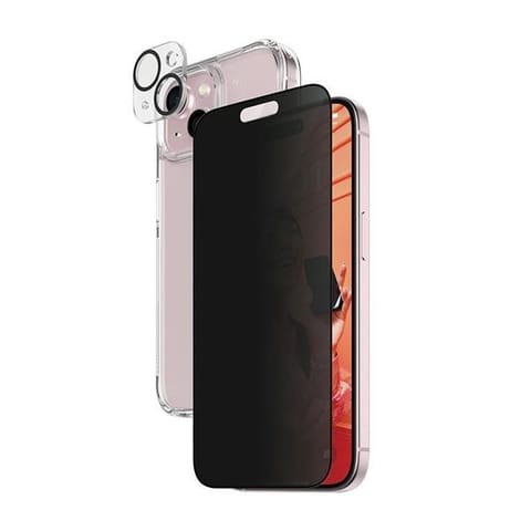 ⁨PanzerGlass Privacy Bundle 3in1 iPhone15 6.1" D3O Hardcase + Screen Protector UWF+ Lens 1136+1172+P2809⁩ w sklepie Wasserman.eu