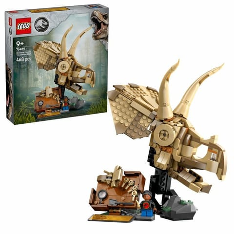 ⁨LEGO 76969 JURASSIC WORLD Szkielety dinozaurów: czaszka triceratopsa⁩ w sklepie Wasserman.eu