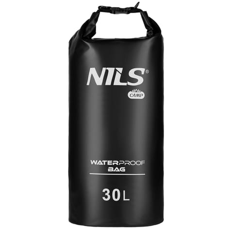 ⁨NC17103 KARIMATA SKŁADANA TURYSTYCZNA Z PODBICIEM ALUMINIOWYM + XPE 195 CM CZARNA NILS CAMP⁩ w sklepie Wasserman.eu