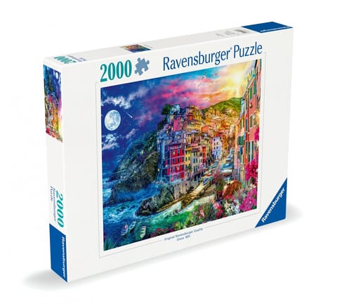 ⁨Puzzle 2000 elements Colors of Cinque Terre⁩ at Wasserman.eu