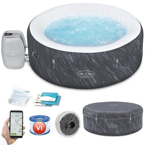 ⁨Dmuchane SPA Lay-Z Boracay 4 osobowe Bestway 60175⁩ w sklepie Wasserman.eu
