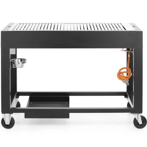 ⁨Mobilny grill gazowy Inferno ruszt 110 x 50cm 10kW - Hendi 700044⁩ w sklepie Wasserman.eu