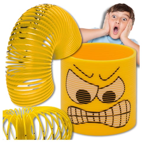 ⁨SPRĘŻYNA DLA DZIECI MAGICZNA SPRĘŻYNKA MAGIC SPRINGS EMOJI ŻÓŁTA⁩ w sklepie Wasserman.eu