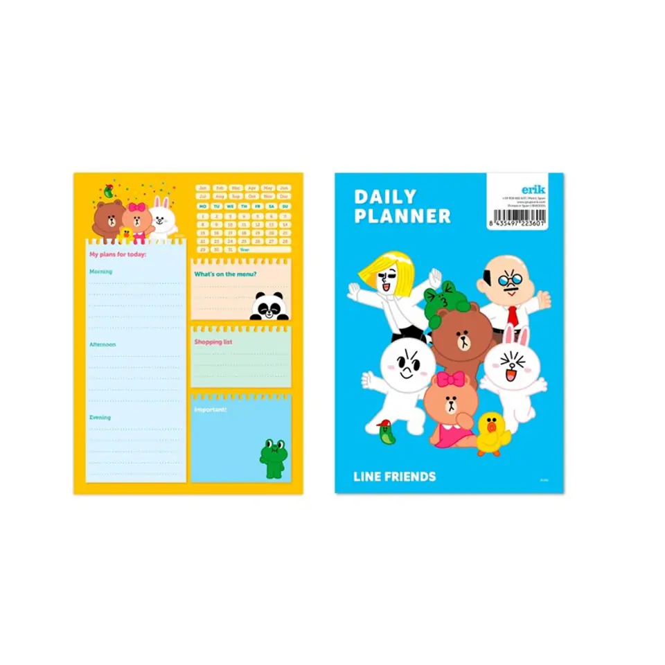 ⁨LINE FRIENDS - Daily planner A5⁩ at Wasserman.eu