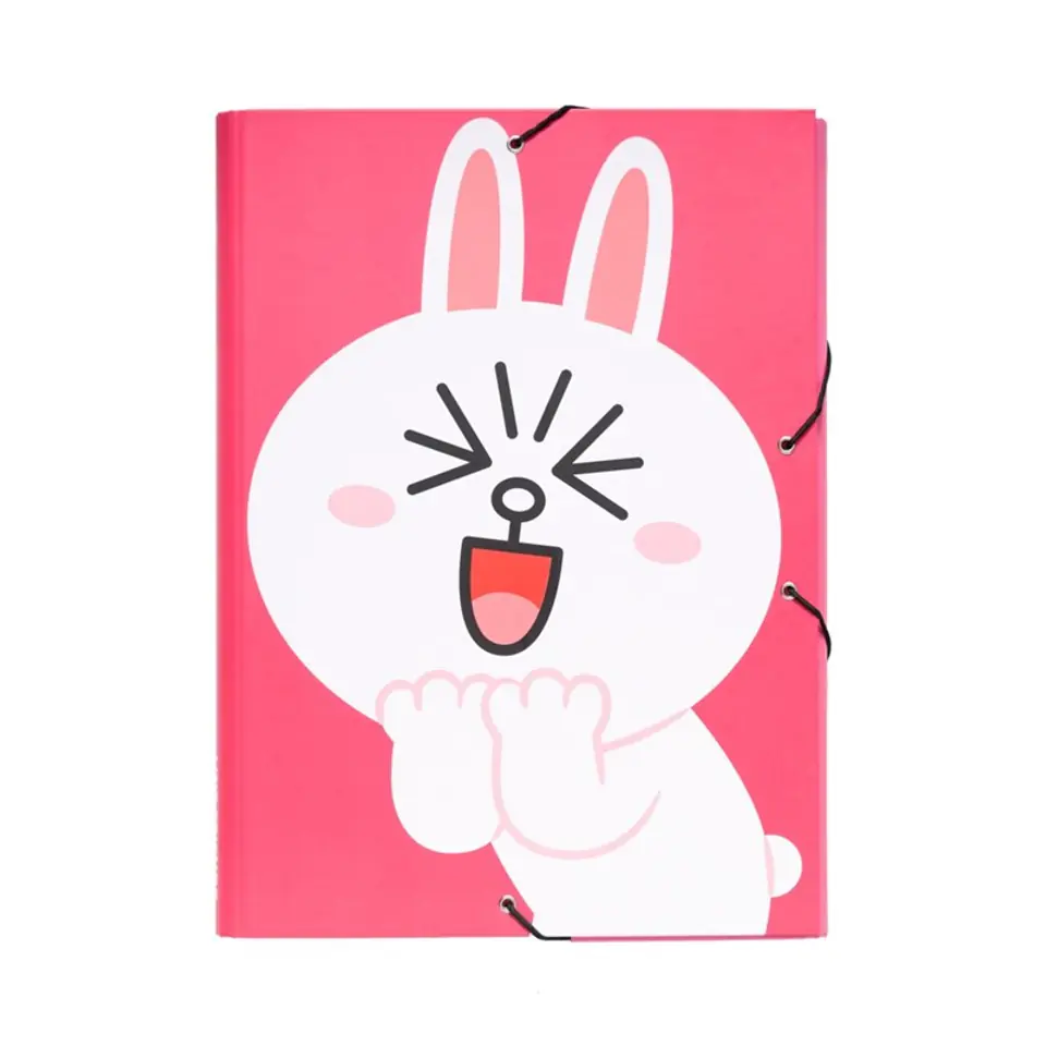 ⁨Line Friends - Briefcase for storing documents bunny CONY A4 (24 x 34 cm)⁩ at Wasserman.eu