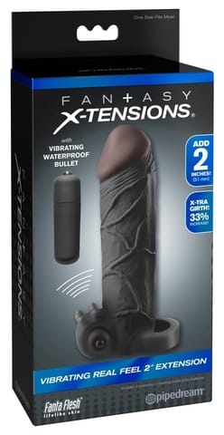VIBRATING REAL FEEL 2" EXTENSION w sklepie Wasserman.eu