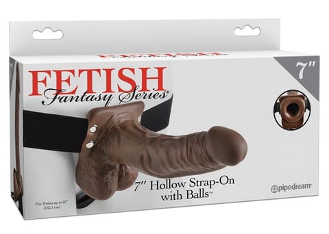 ⁨HOLLOW STRAP-ON WITH BALLS⁩ w sklepie Wasserman.eu