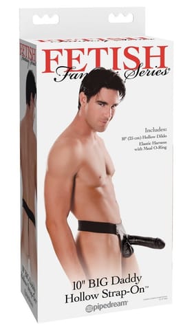 ⁨10" BIG DADDY HOLLOW STRAP-ON⁩ w sklepie Wasserman.eu