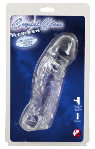 PENIS SLEEVE WITH EXTENSION + BALL RING w sklepie Wasserman.eu