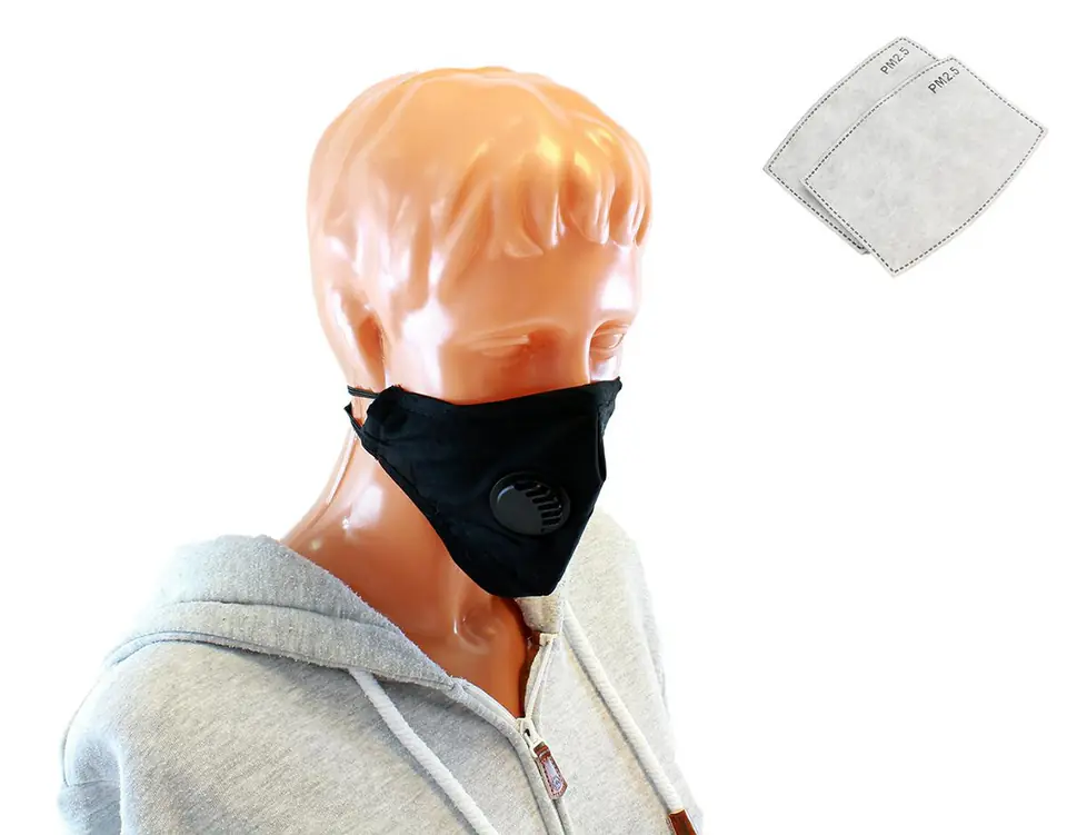 ⁨AG303E Textile mask pm 2.5 with valve⁩ at Wasserman.eu