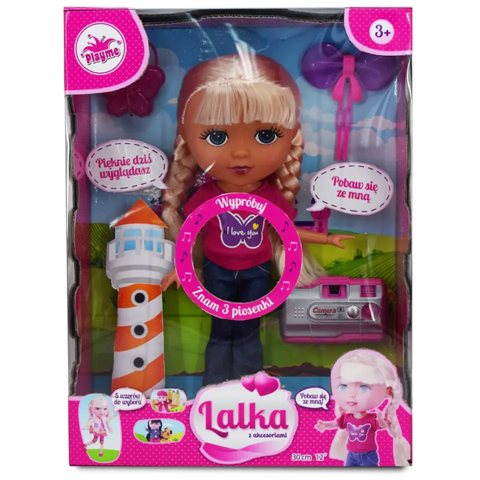 ⁨Playme - Lalka z akcesoriami odkrywca (30 cm)⁩ w sklepie Wasserman.eu