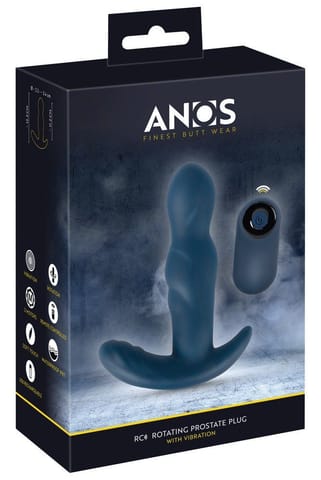 RC ROTATING PROSTATE PLUG WITH VIBRATION w sklepie Wasserman.eu