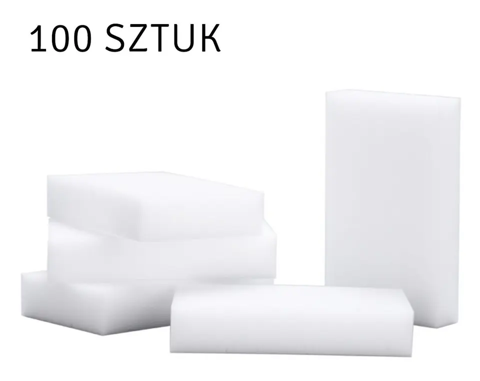 ⁨AG672 Magiczna gąbka zestaw 100szt⁩ w sklepie Wasserman.eu