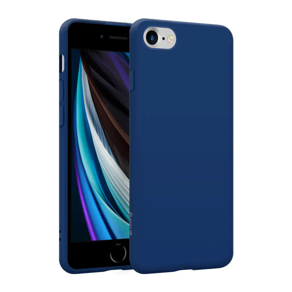 ⁨Crong Color Cover - iPhone SE (2022/2020) / 8 / 7 (Blue)⁩ at Wasserman.eu