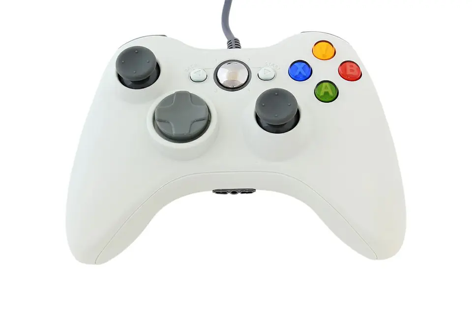 ⁨KX13A Pad pc dual shock xbox style white⁩ w sklepie Wasserman.eu