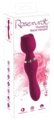 ⁨WIBRATOR ROSE WAND VIBRATOR⁩ w sklepie Wasserman.eu
